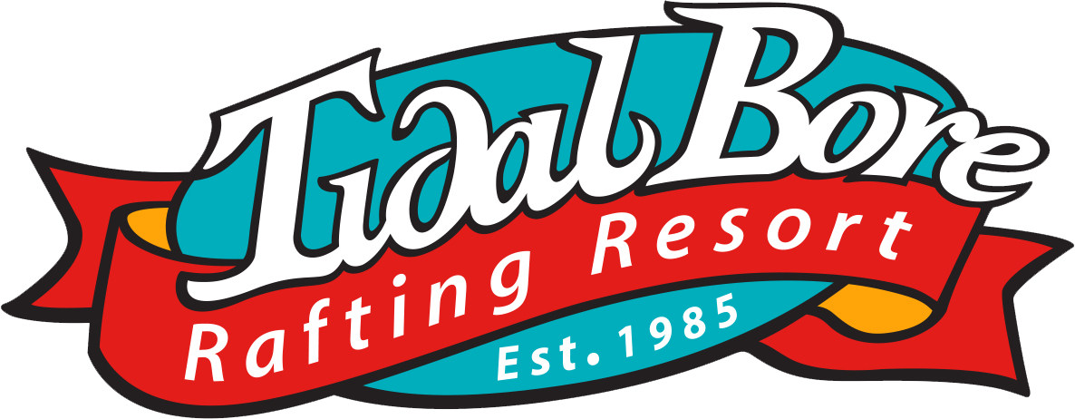 The logo for Tidal Bore Rafting Resort