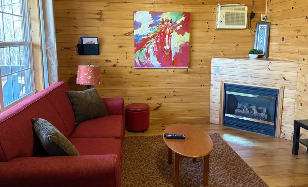 An image of one of the living rooms at Tidal Bore Rafting Resort.